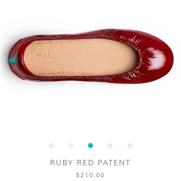 Tieks Patent Leather Ballet Flats Womens Size 5 Ruby
Red Foldable Comfort Shoes - Picture 4 of 9
